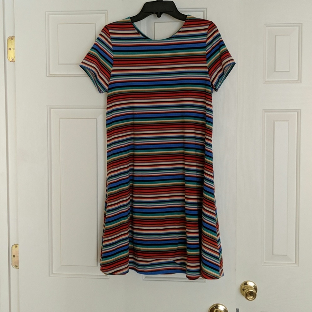 Love, Fire striped dress